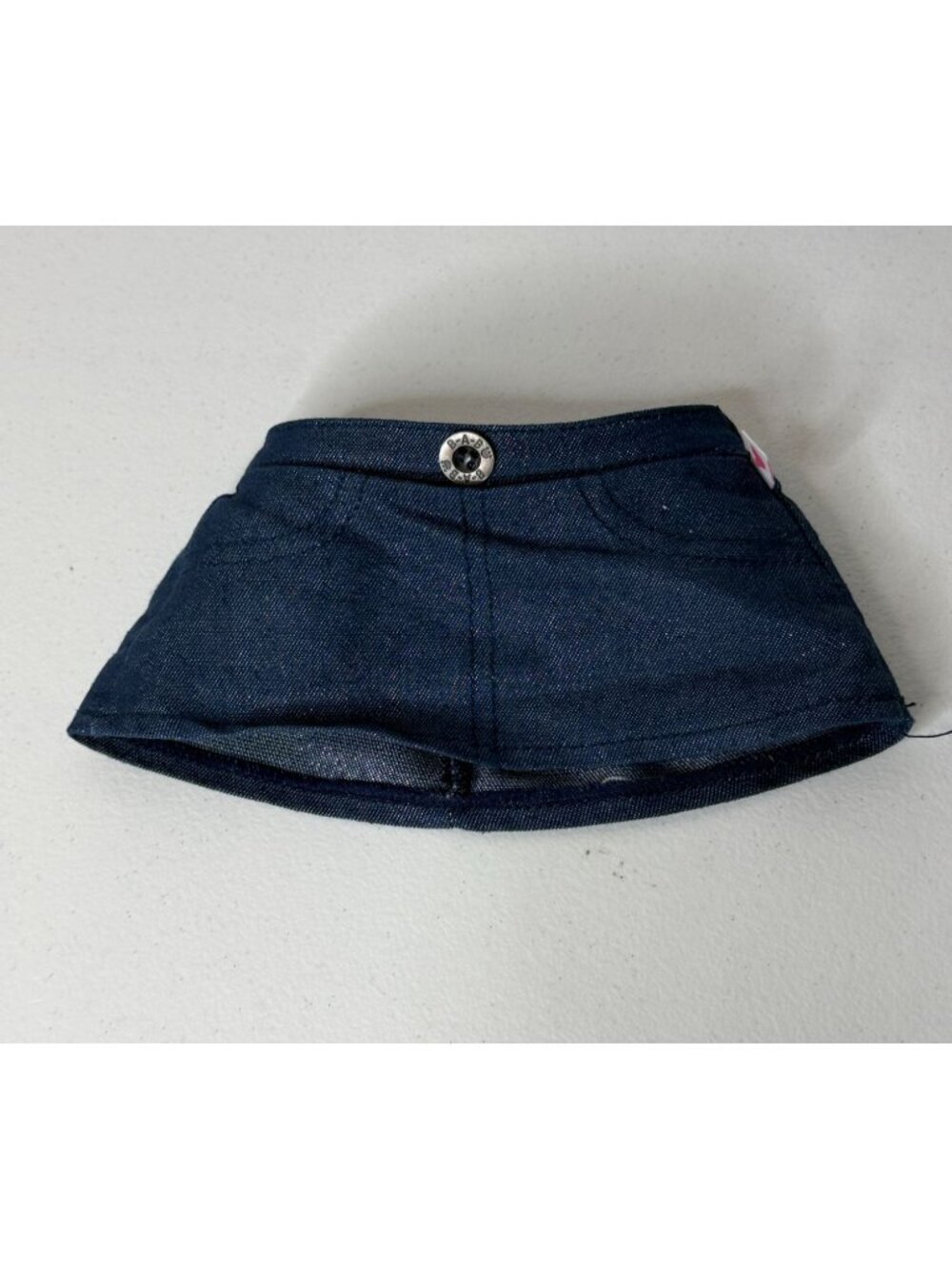 Build-A-Bear Dark Denim Jean Skirt Plush Clothing Classic Y2K